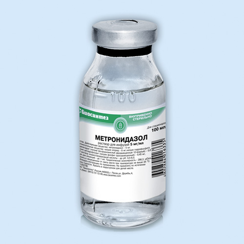 Метрогил раствор д/ин. 5 мг/мл по 100 мл (флакон)