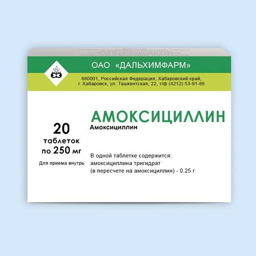 Амоксициллин в аптеках Беларуси